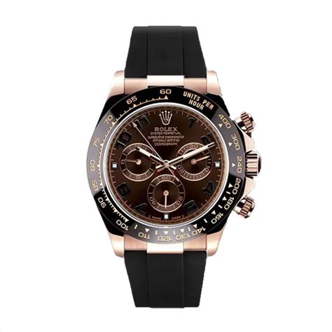 rolex daytona or rose bracelet caoutchouc|rolex daytona gold bracelet.